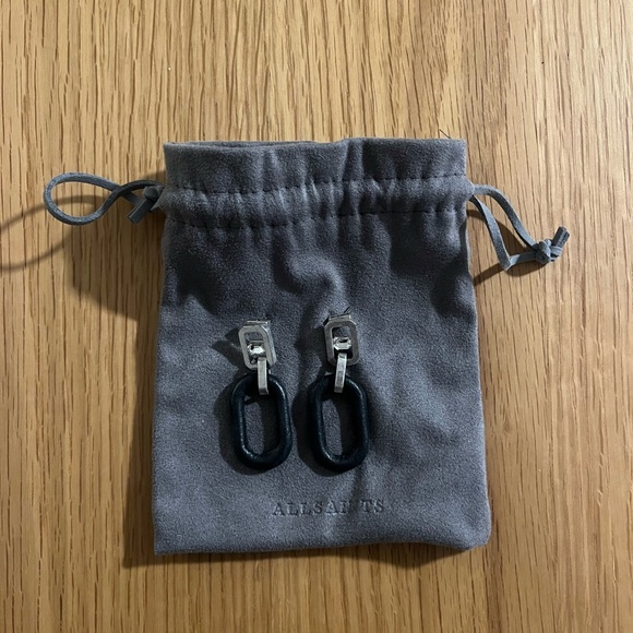 All Saints Jewelry - All Saints Stone Link Drop Earrings